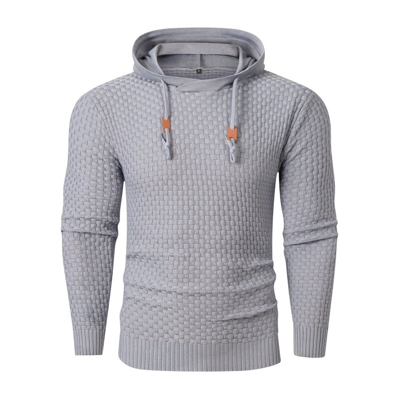 Men's Waffle Hoodie | Slimming