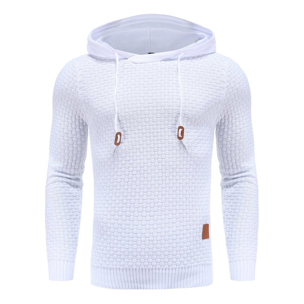 Men's Waffle Hoodie | Slimming