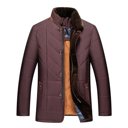 Men's Thick Jacket | Stand Collar