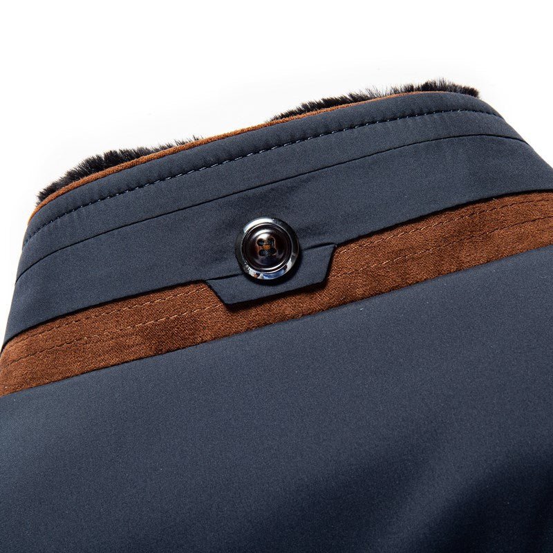 Men's Thick Jacket | Stand Collar