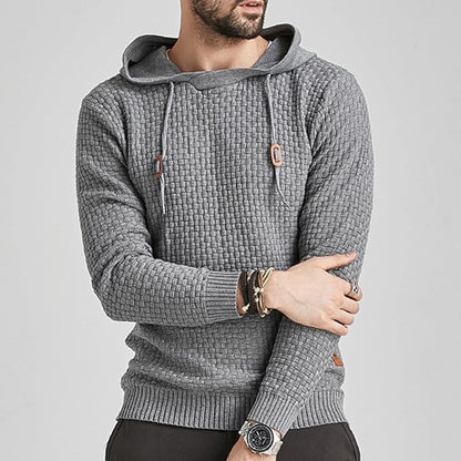Men's Waffle Hoodie | Slimming