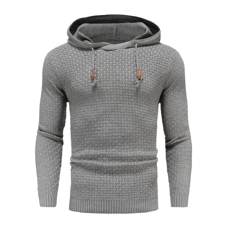 Men's Waffle Hoodie | Slimming