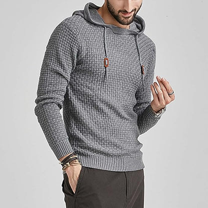 Men's Waffle Hoodie | Slimming