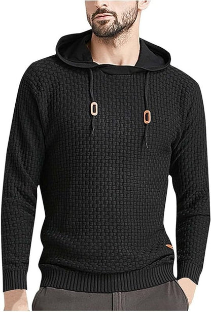 Men's Waffle Hoodie | Slimming