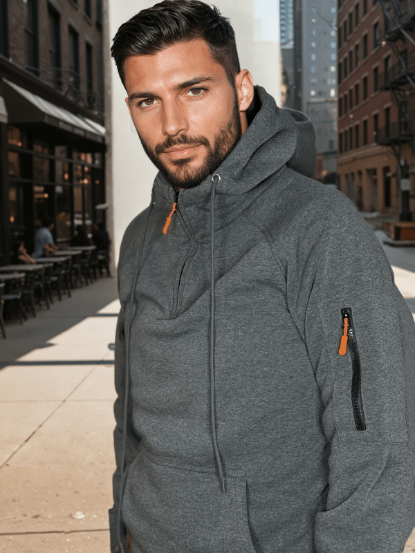Men's Half Zipper Hoodie | Leisure