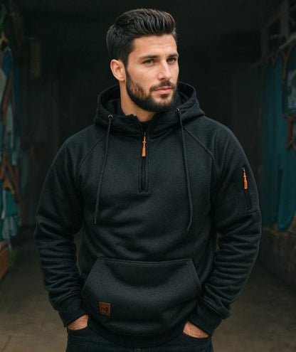 Men's Half Zipper Hoodie | Leisure