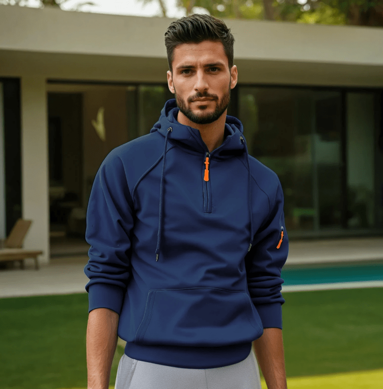 Men's Half Zipper Hoodie | Leisure