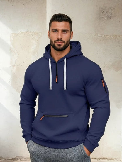 Men's Multiple Pockets Hoodie | Sports