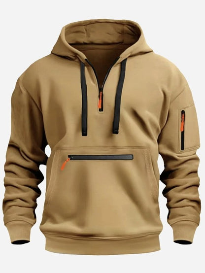 Men's Multiple Pockets Hoodie | Sports