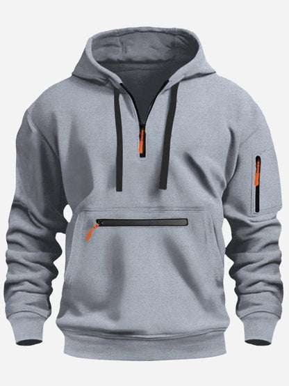 Men's Multiple Pockets Hoodie | Sports