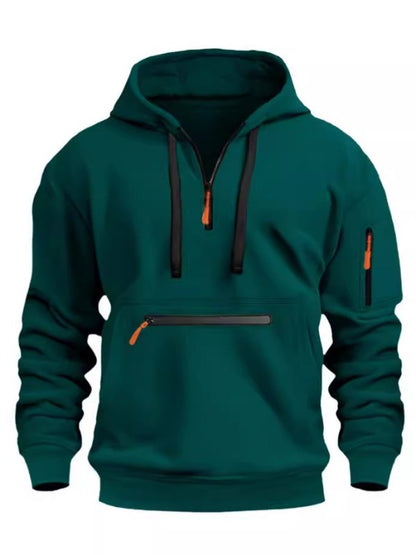 Men's Multiple Pockets Hoodie | Sports