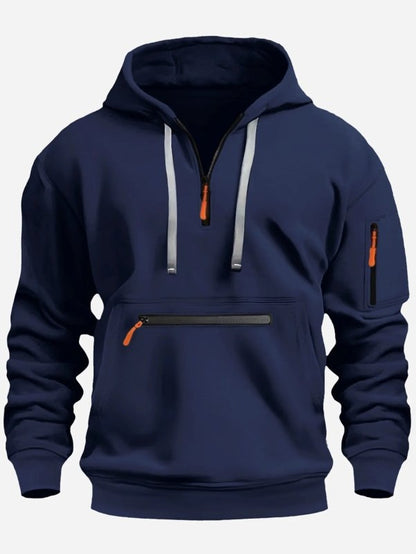 Men's Multiple Pockets Hoodie | Sports