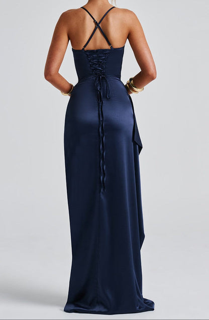 Lara Maxikleid - Marineblau
