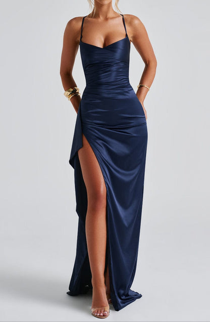 Lara Maxikleid - Marineblau