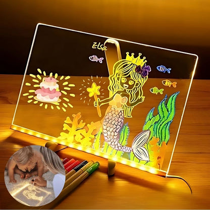 Kinderspielzeug | LED Schreib- und Zeichenbrett