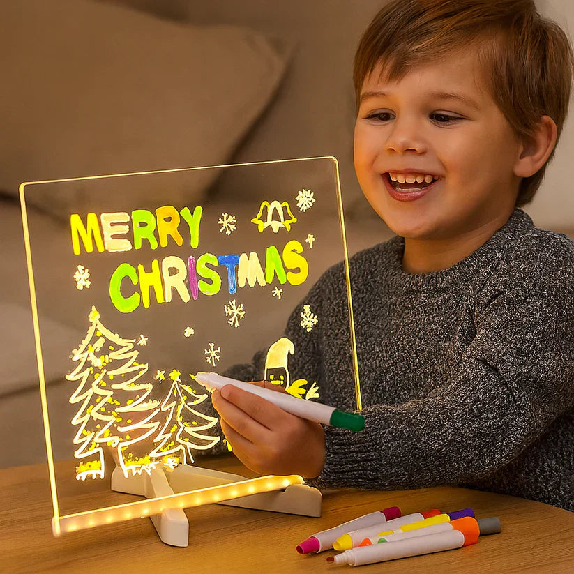 Kinderspielzeug | LED Schreib- und Zeichenbrett