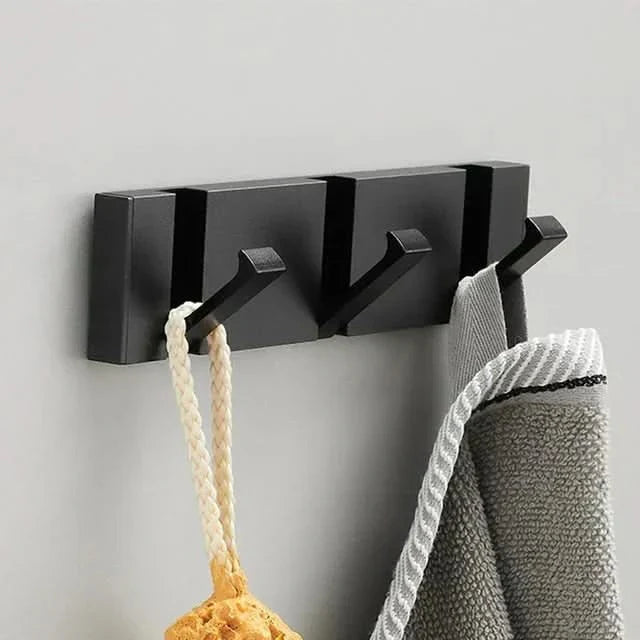 Eleganter Wandhaken mit klappbarem Design für platzsparende Organisation
