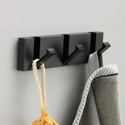 Eleganter Wandhaken mit klappbarem Design für platzsparende Organisation