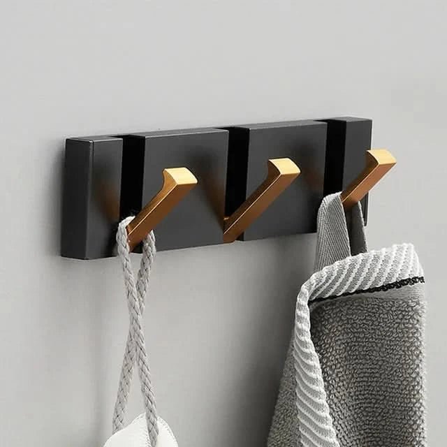 Eleganter Wandhaken mit klappbarem Design für platzsparende Organisation