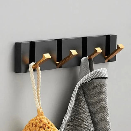 Eleganter Wandhaken mit klappbarem Design für platzsparende Organisation