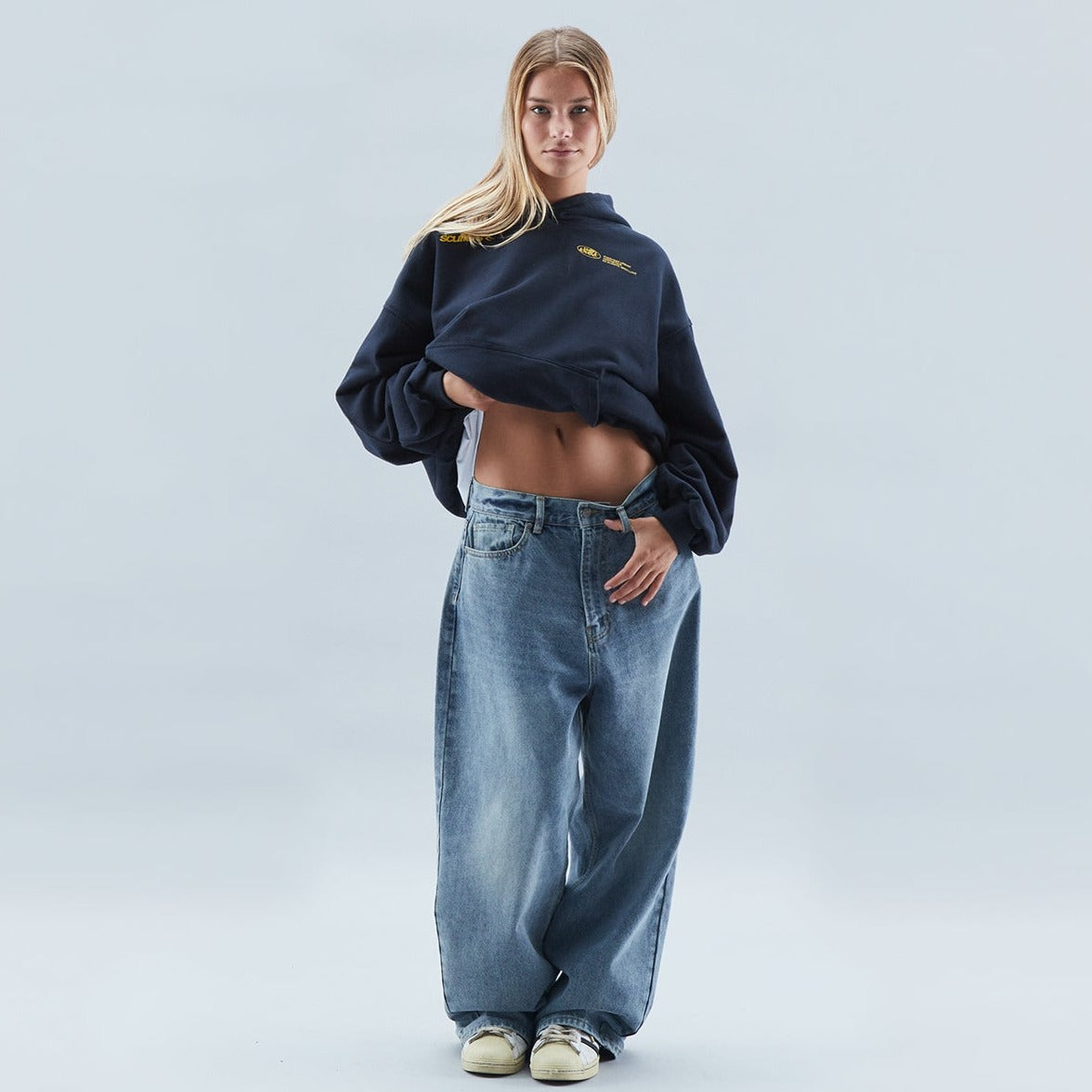 Damen Bedruckter Hoodie | Oversize