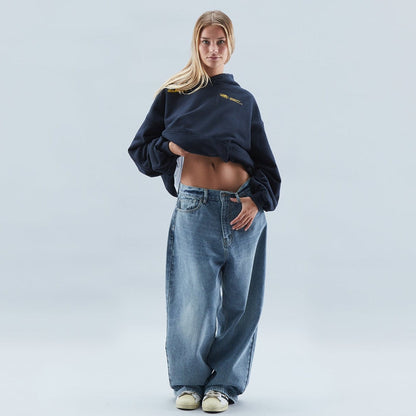Damen Bedruckter Hoodie | Oversize