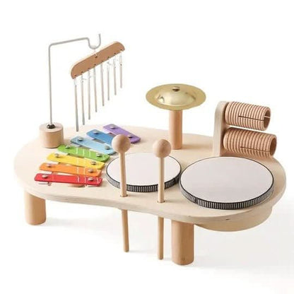 Musikalisches Holzspielzeug-Set für kreative Babys ab 12 Monaten