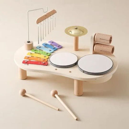 Musikalisches Holzspielzeug-Set für kreative Babys ab 12 Monaten