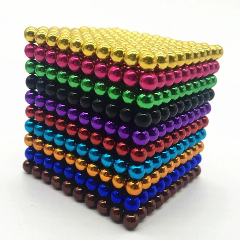 Magnetische Bauspielzeuge - Kleine Magnetkugeln für kreative Konstruktionen