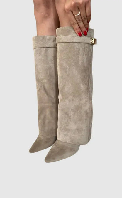 Damen Overknee Stiefel | Elegant