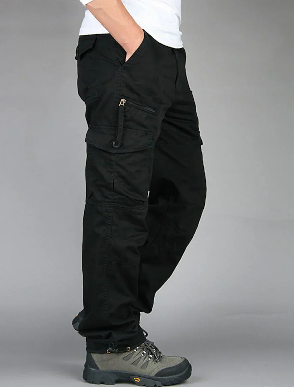 Herren Chino Cargohose | Lang