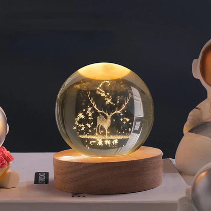 Leuchtende himmlische Nachtlampe
