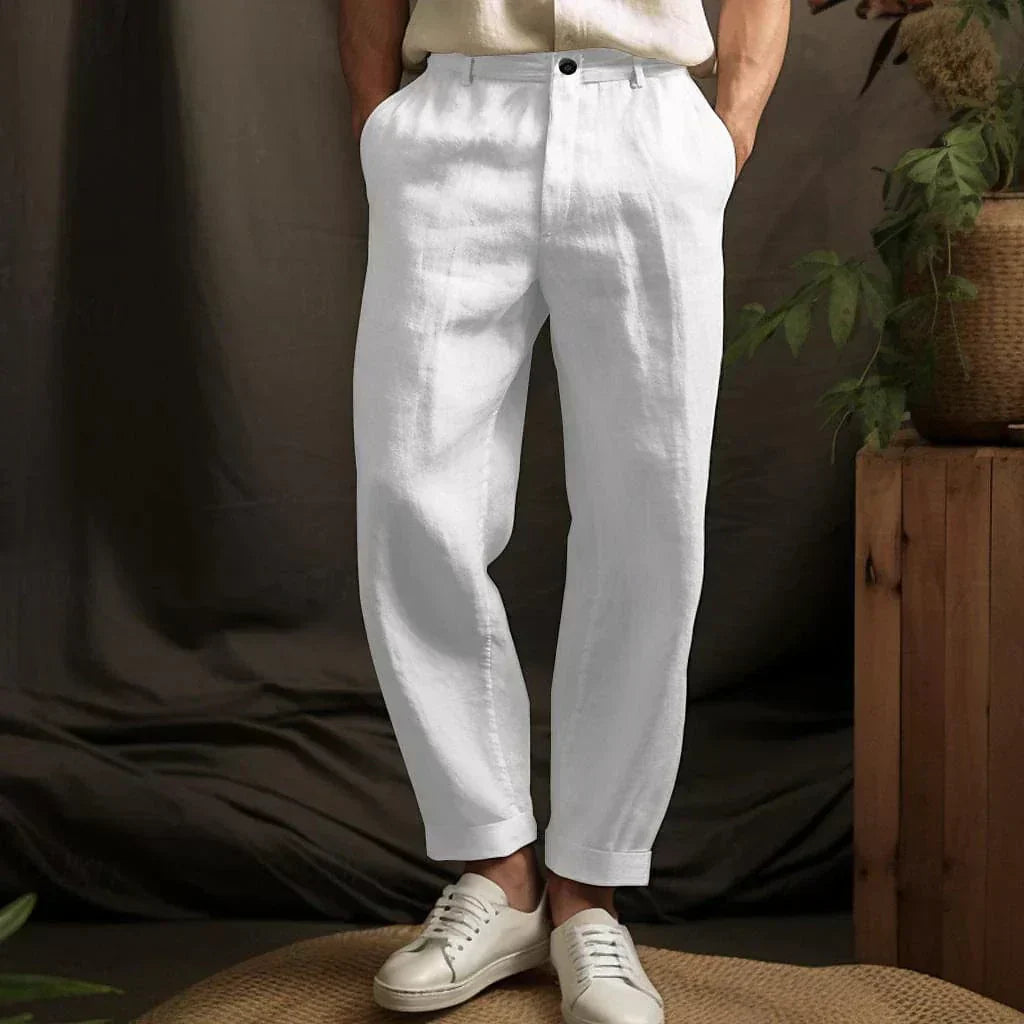 Herren Lässig Hose | Leinen