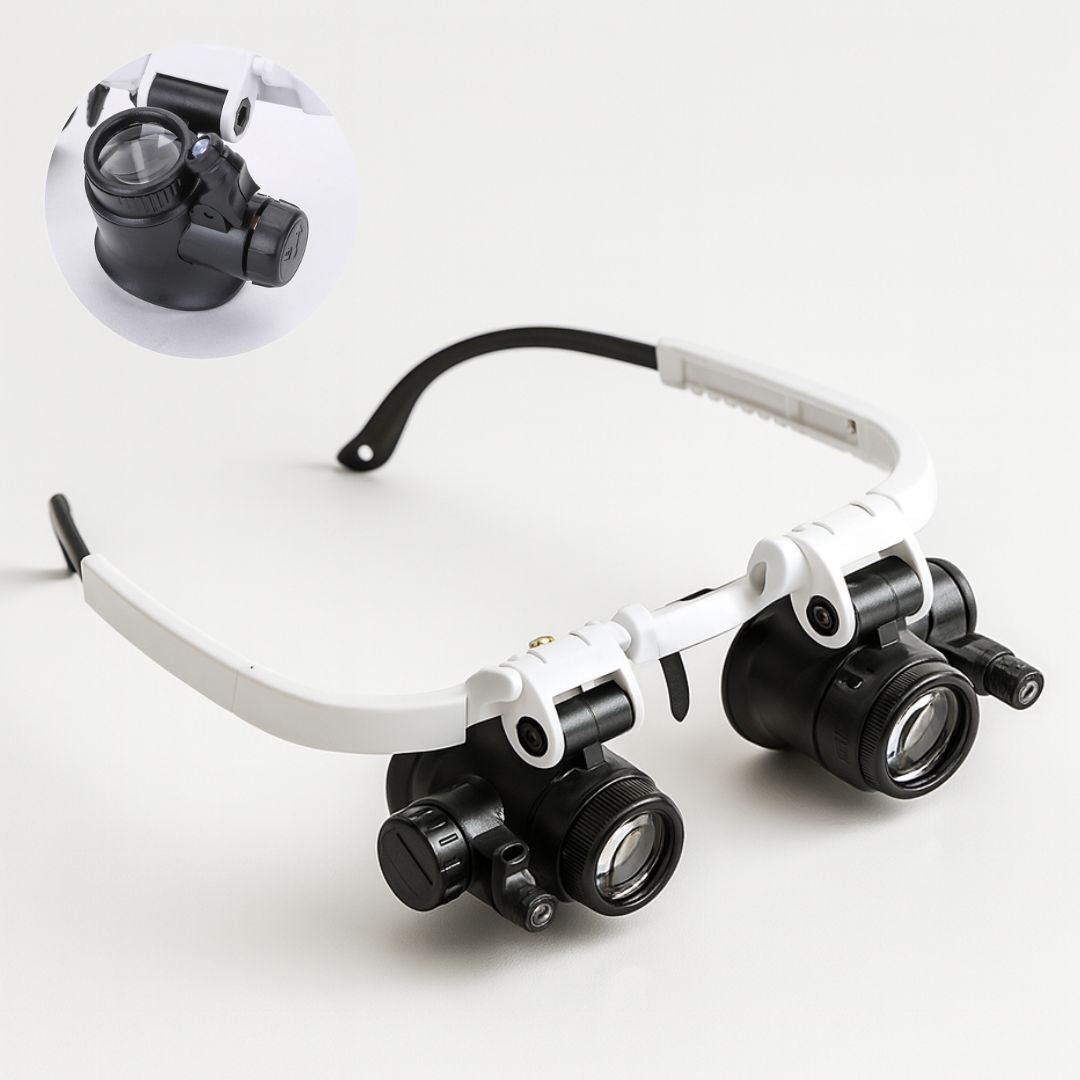 Vergrößerungsgläser mit Licht und 8x, 15x & 23x Vergrößerung