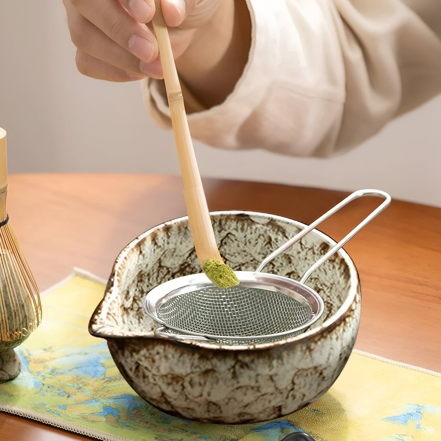 Traditionelles Matcha-Tee-Set – 6-teiliges Zubehörset für authentische Zubereitung | Premium-Qualität