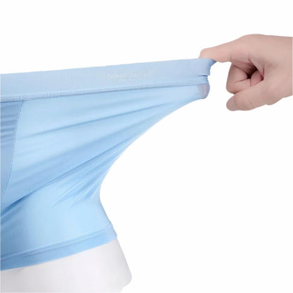 Herren Eis-Seide Boxershorts – Nahtlos, weich & atmungsaktiv | Set von 4