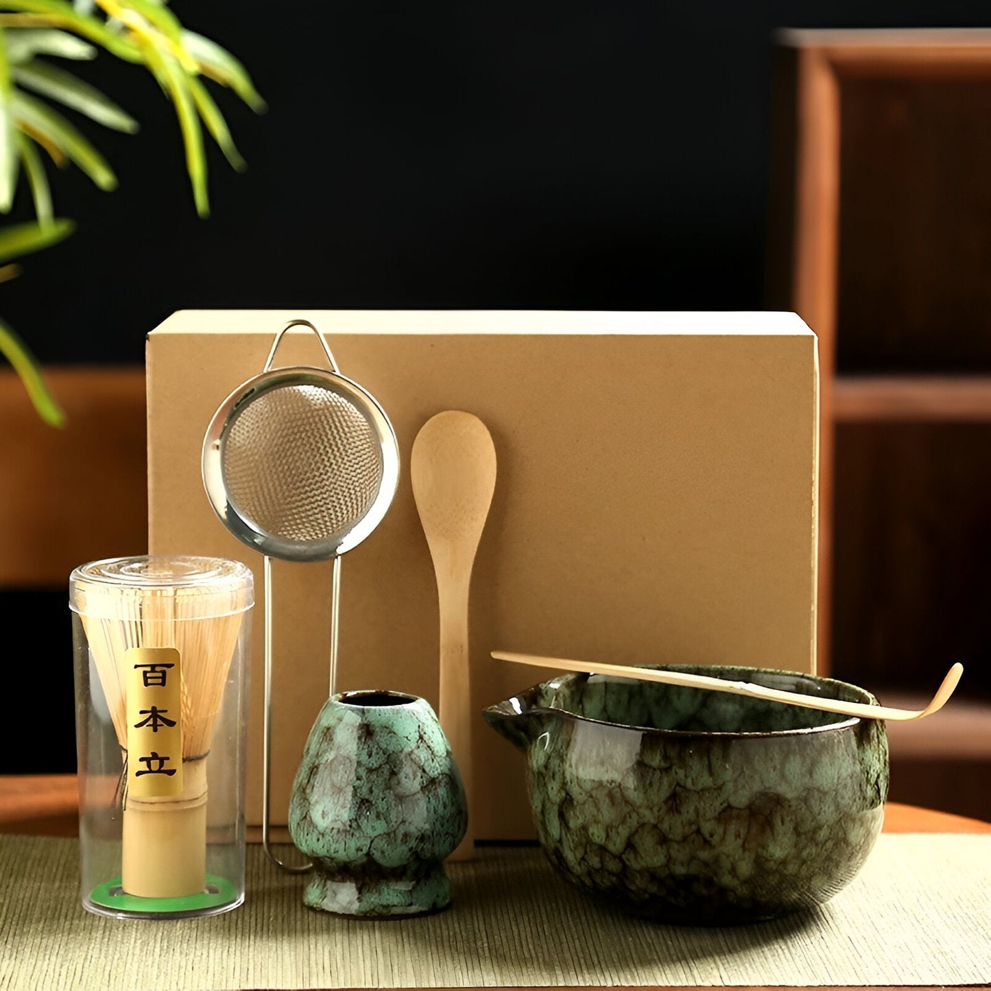 Traditionelles Matcha-Tee-Set – 6-teiliges Zubehörset für authentische Zubereitung | Premium-Qualität