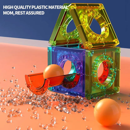 Magnetische Bausteine für kreatives 3D-Bauen und Lernspaß für Kinder ab 2 Jahren
