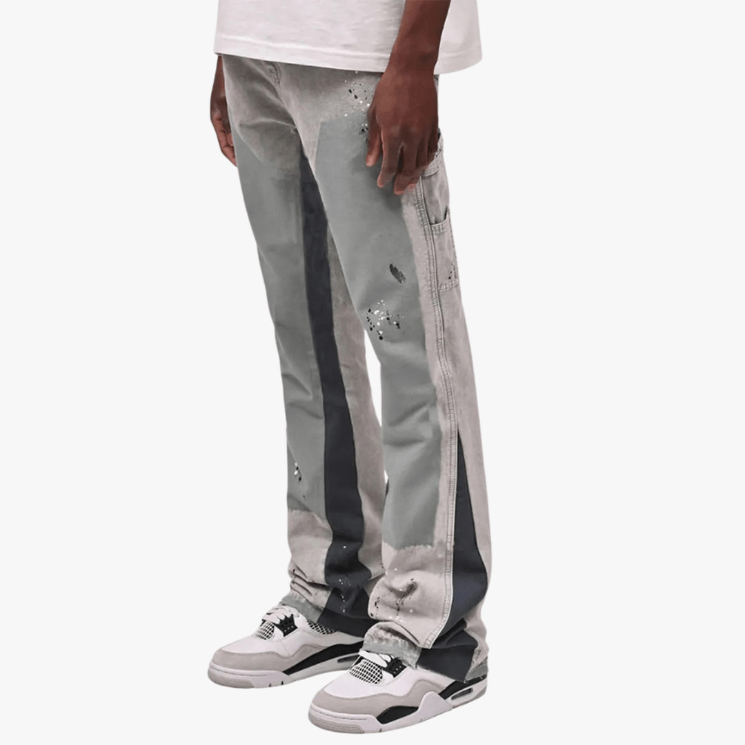 Men's Paint-Splatter Jeans | Streetstyle