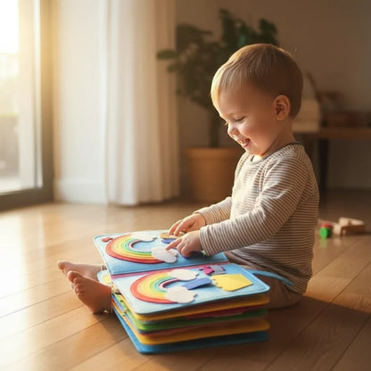 Montessori-inspiriertes Lernbuch für Kinder | Interaktive Geschichten und Bildungsaktivitäten