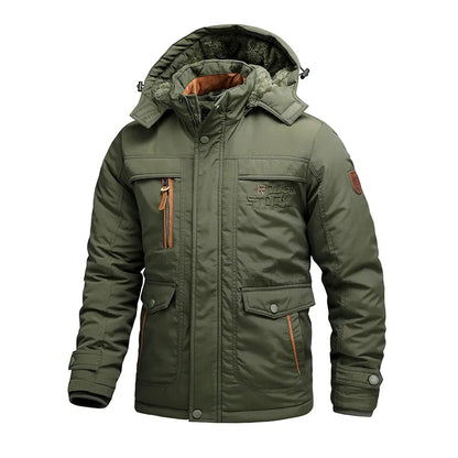 Men's Waterproof Insulated Jacket | Removable Hood
