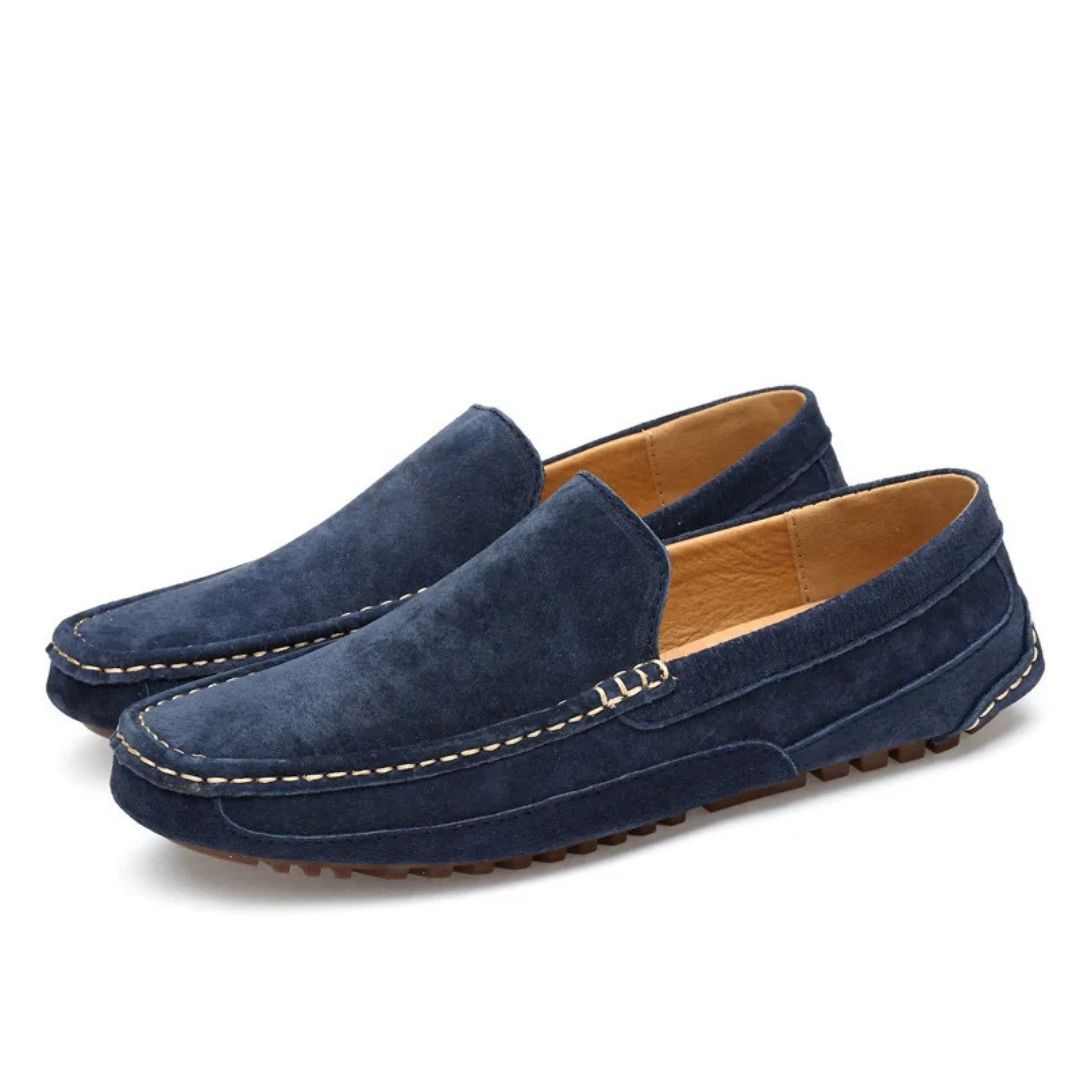Men's Suede Loafers | Flat