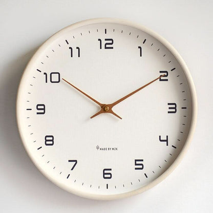 Holz-Wanduhr – Serene skandinavisches Design für ruhige Wohnräume