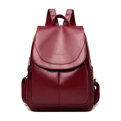 Damen Leder Rucksack – Stilvoll und Funktional | Ideal für den täglichen Gebrauch und das Büro