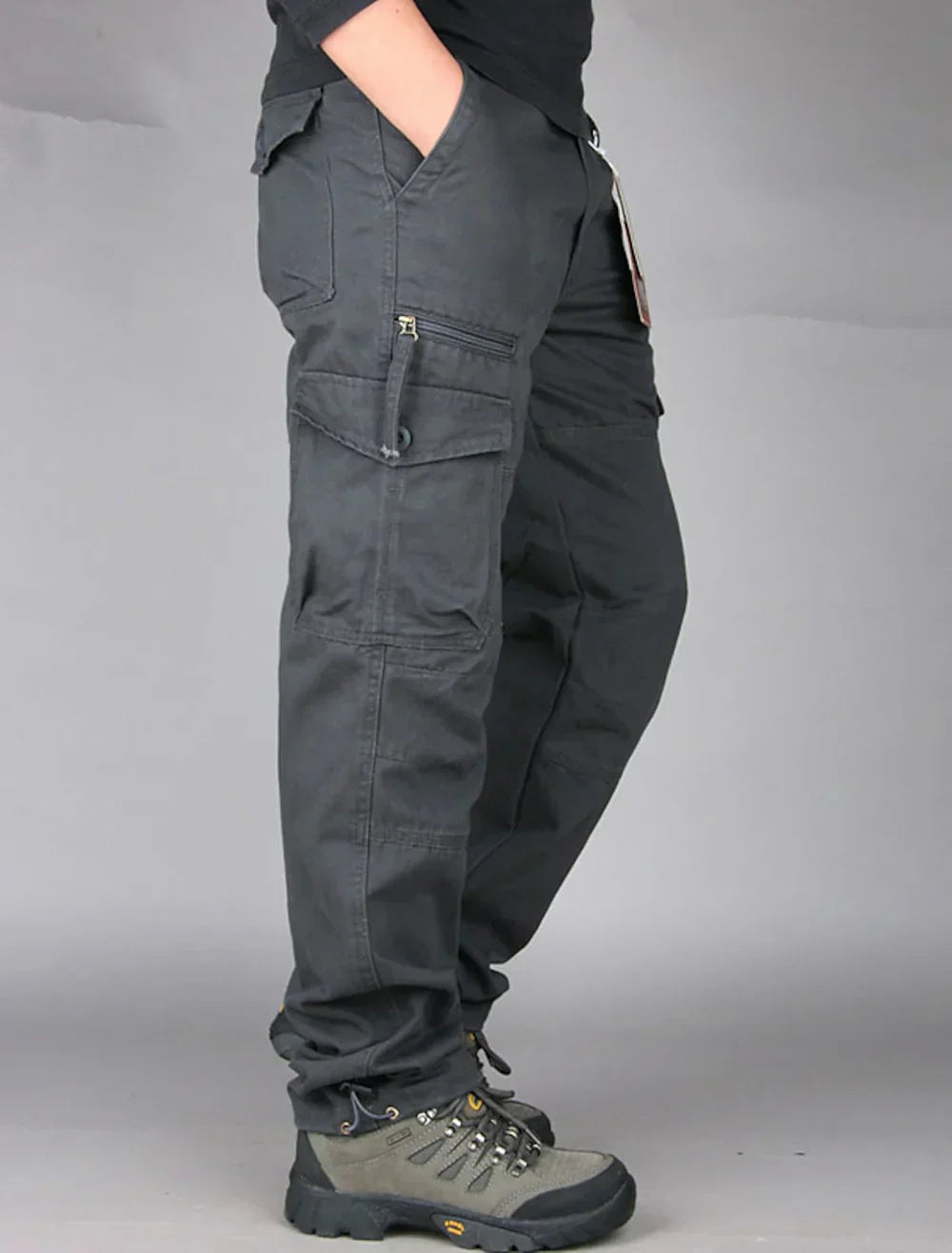 Herren Chino Cargo-Hosen | Lang