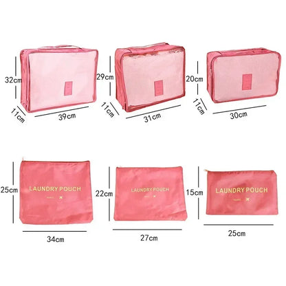 Packwürfel | Kofferorganizer | Reisetaschen-Set für Organisation und Klarheit