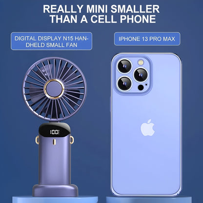 Wiederaufladbarer tragbarer Mini Ventilator für sofortige Abkühlung
