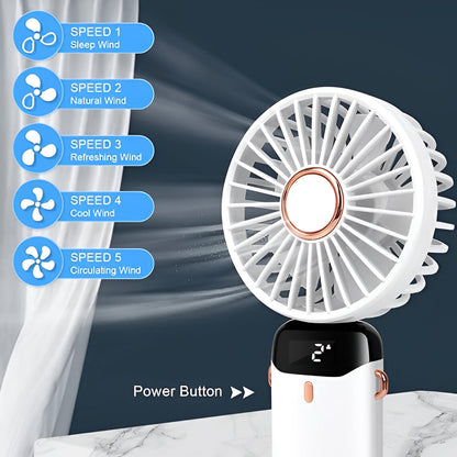Wiederaufladbarer tragbarer Mini Ventilator für sofortige Abkühlung