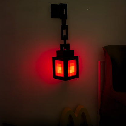 Drahtlose Tischlampe | Nachttischlicht | Innenwandleuchte | Pixel-inspiriertes Design