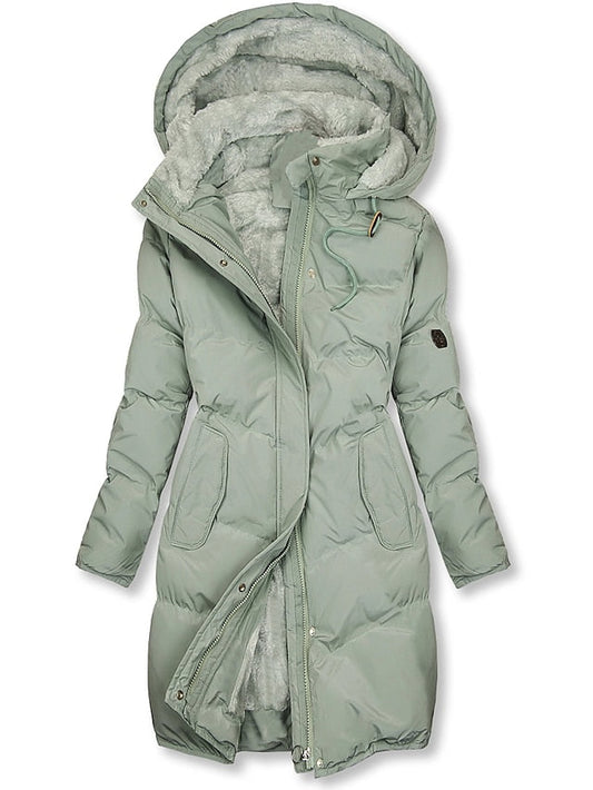 Damen Lange Winterjacke | Warm